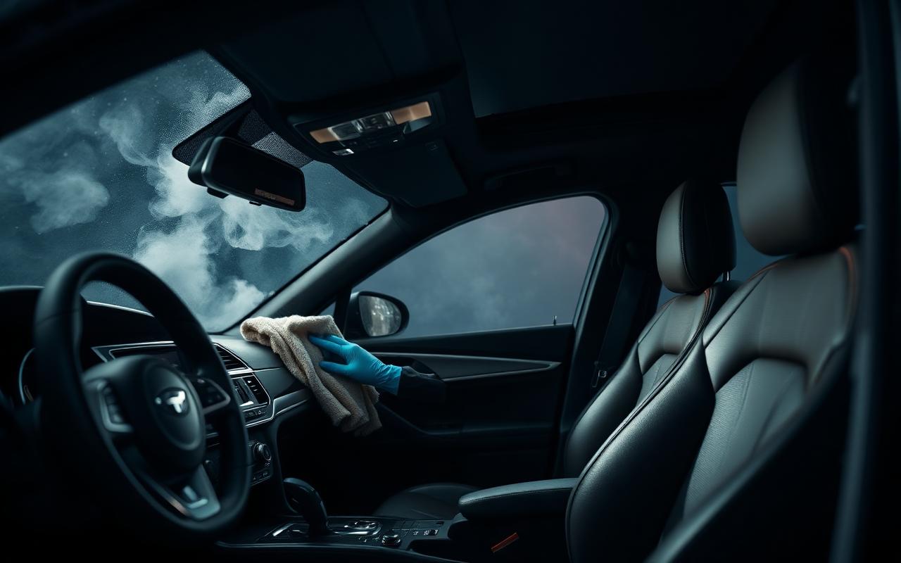 Curățarea textilelor din interiorul unui automobil